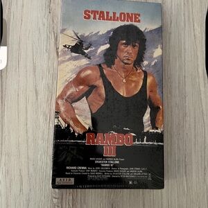 Rambo III VCR NEW SEALED Live Home Video  - Sylvester Stallone